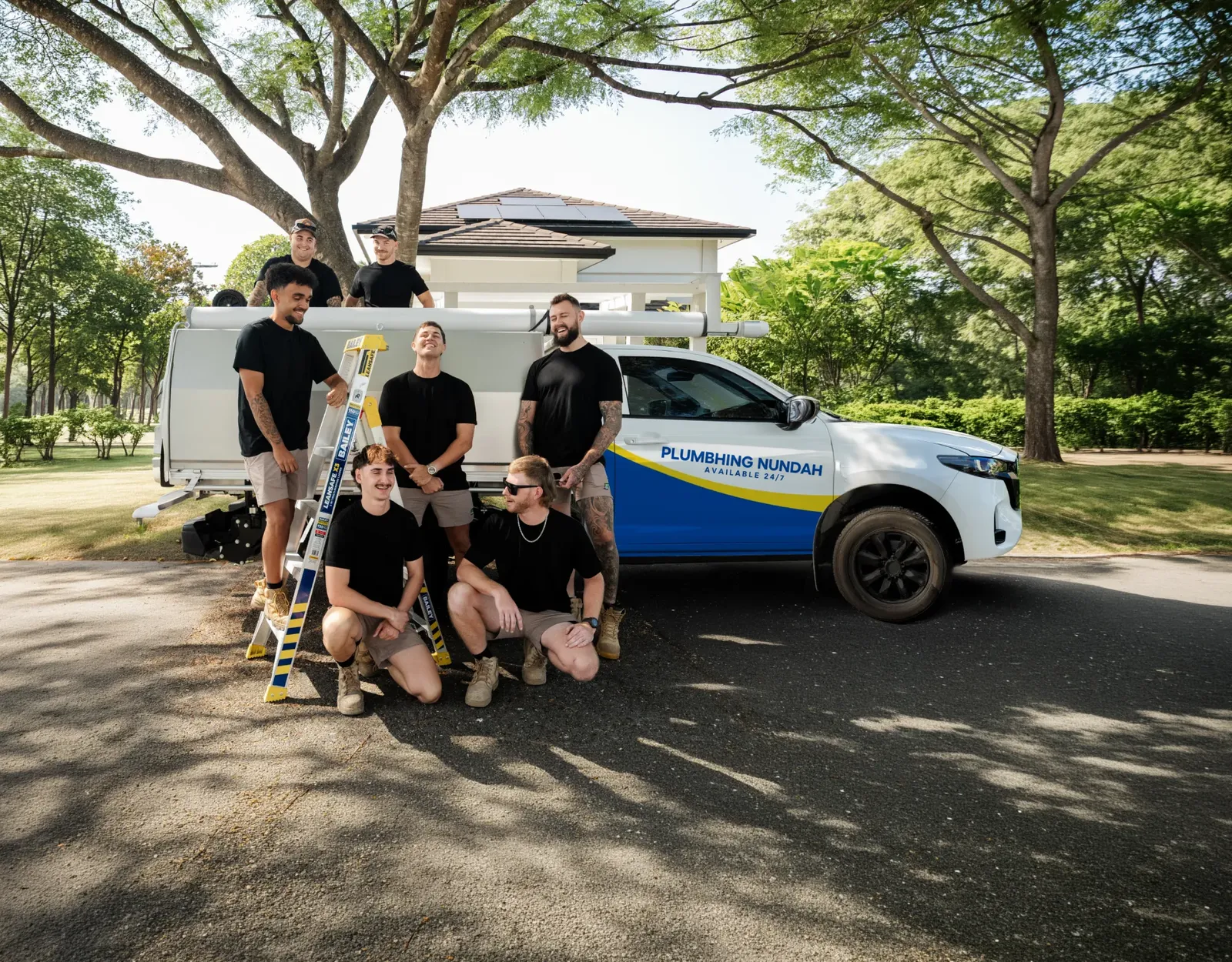 Plumbing Nundah team and ute