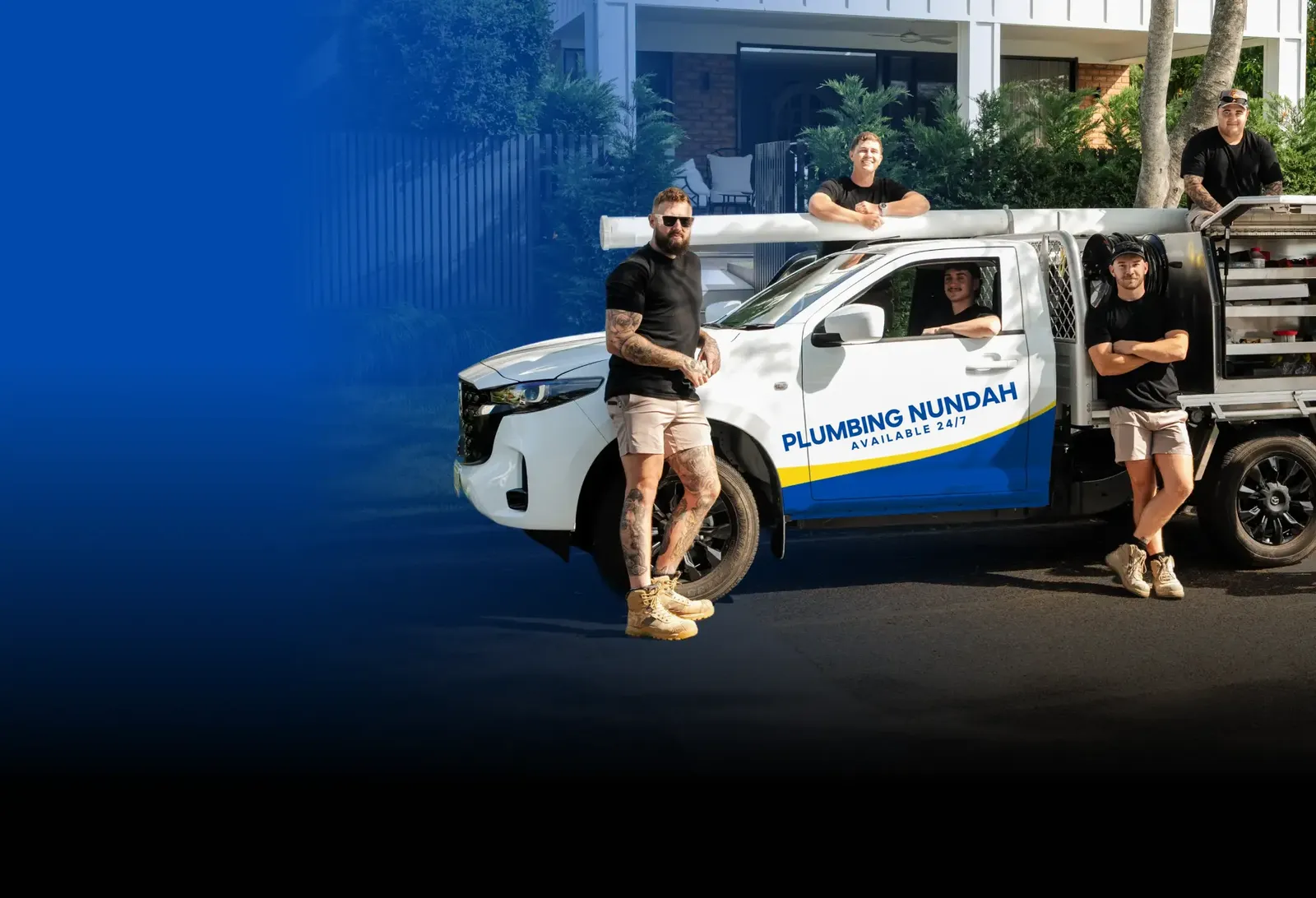 Plumbing Nundah team with the ute